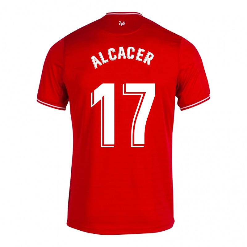 Homem Camisola Paco Alcacer #17 Vermelho Alternativa 2021/22 Camisa