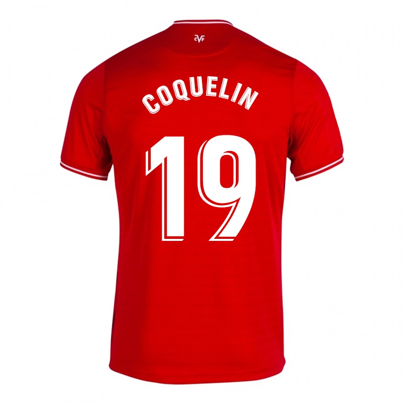 Homem Camisola Francis Coquelin #19 Vermelho Alternativa 2021/22 Camisa