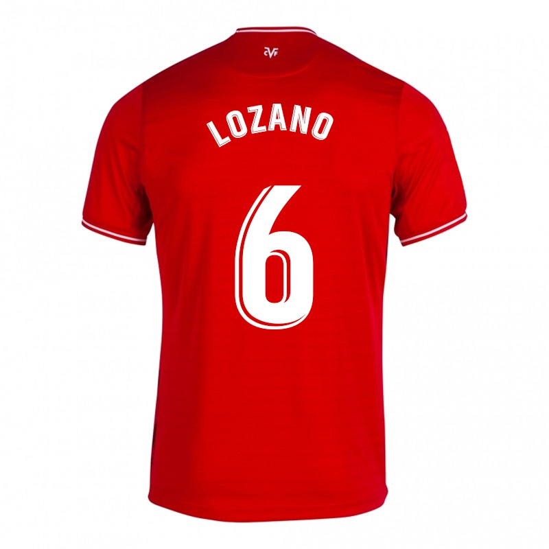 Homem Camisola Sergio Lozano #6 Vermelho Alternativa 2021/22 Camisa