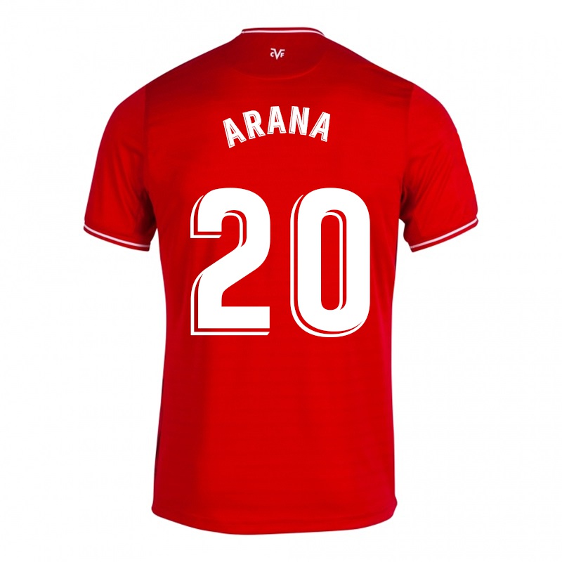 Homem Camisola Juan Carlos Arana #20 Vermelho Alternativa 2021/22 Camisa