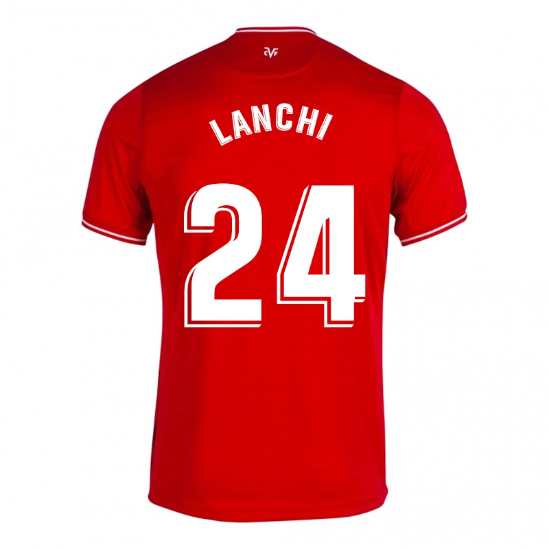 Homem Camisola Lanchi #24 Vermelho Alternativa 2021/22 Camisa
