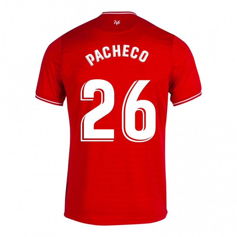 Homem Camisola Antonio Pacheco #26 Vermelho Alternativa 2021/22 Camisa