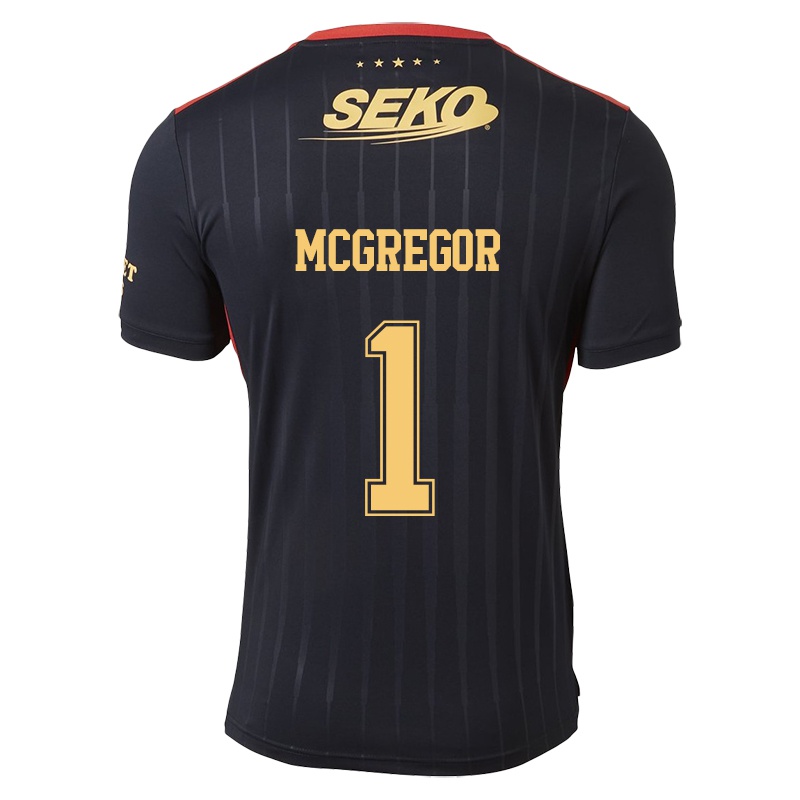 Homem Camisola Allan Mcgregor #1 Preto Alternativa 2021/22 Camisa