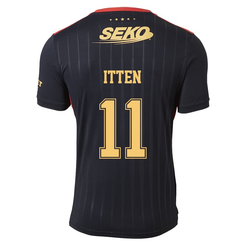 Homem Camisola Cedric Itten #11 Preto Alternativa 2021/22 Camisa