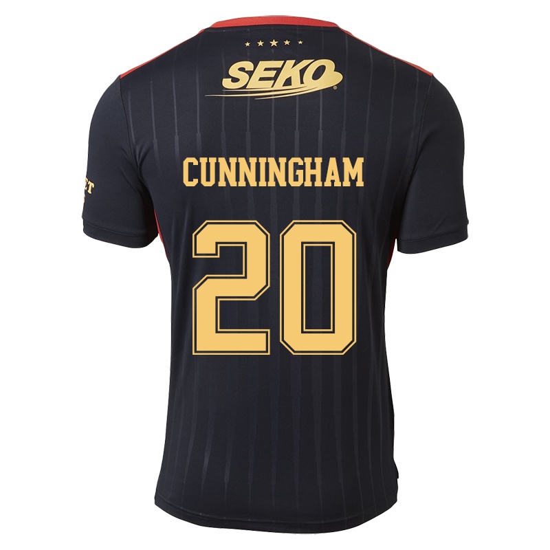 Homem Camisola Hannah Cunningham #20 Preto Alternativa 2021/22 Camisa