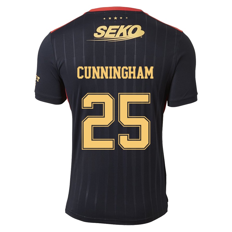 Homem Camisola Megan Cunningham #25 Preto Alternativa 2021/22 Camisa