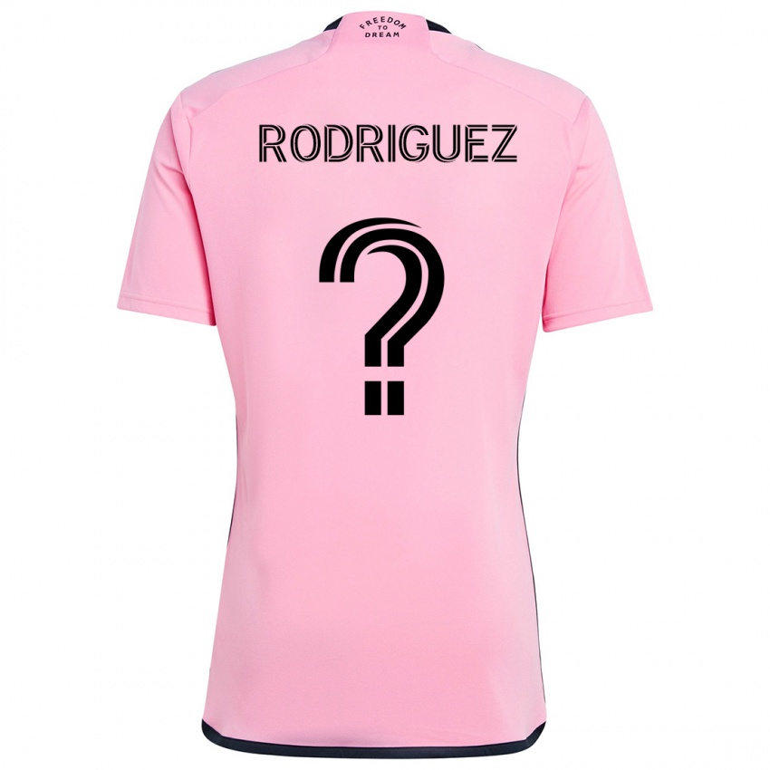 Criança Camisola Emerson Rodríguez #0 Cor-De-Rosa Principal 2024/25 Camisa