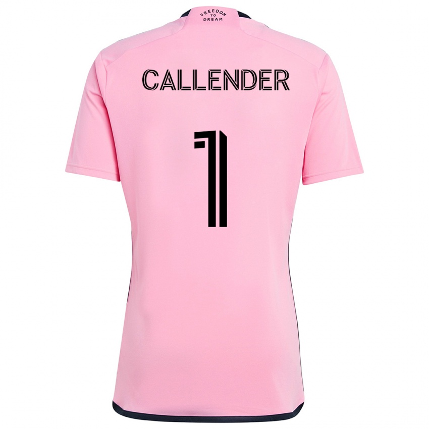 Criança Camisola Drake Callender #1 Cor-De-Rosa Principal 2024/25 Camisa