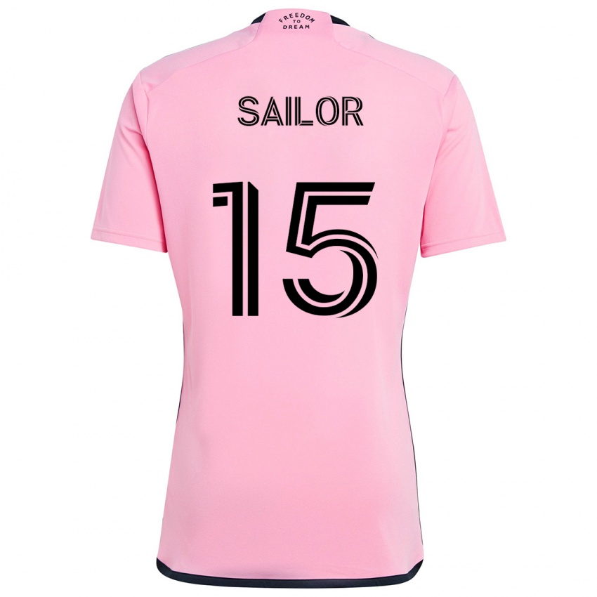 Criança Camisola Ryan Sailor #15 Cor-De-Rosa Principal 2024/25 Camisa