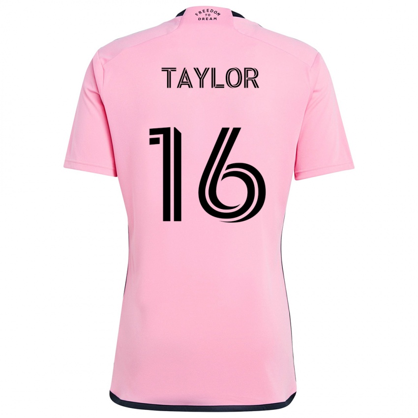 Criança Camisola Robert Taylor #16 Cor-De-Rosa Principal 2024/25 Camisa