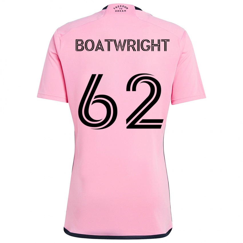 Criança Camisola Israel Boatwright #62 Cor-De-Rosa Principal 2024/25 Camisa