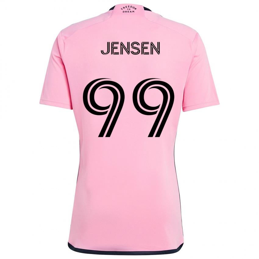 Criança Camisola Cole Jensen #99 Cor-De-Rosa Principal 2024/25 Camisa