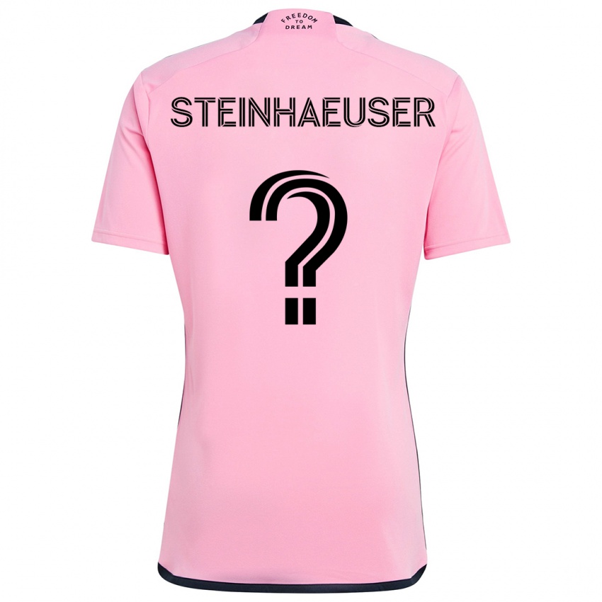 Criança Camisola Marcus Steinhaeuser #0 Cor-De-Rosa Principal 2024/25 Camisa