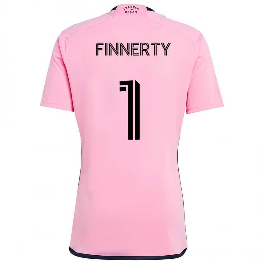 Criança Camisola Owen Finnerty #1 Cor-De-Rosa Principal 2024/25 Camisa