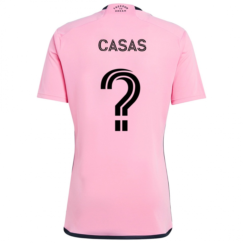 Criança Camisola André Casas #0 Cor-De-Rosa Principal 2024/25 Camisa