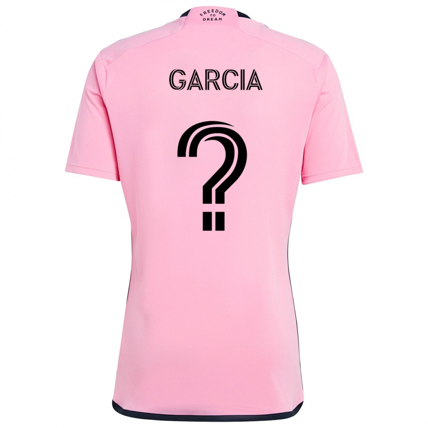 Criança Camisola Lesther Garcia #0 Cor-De-Rosa Principal 2024/25 Camisa