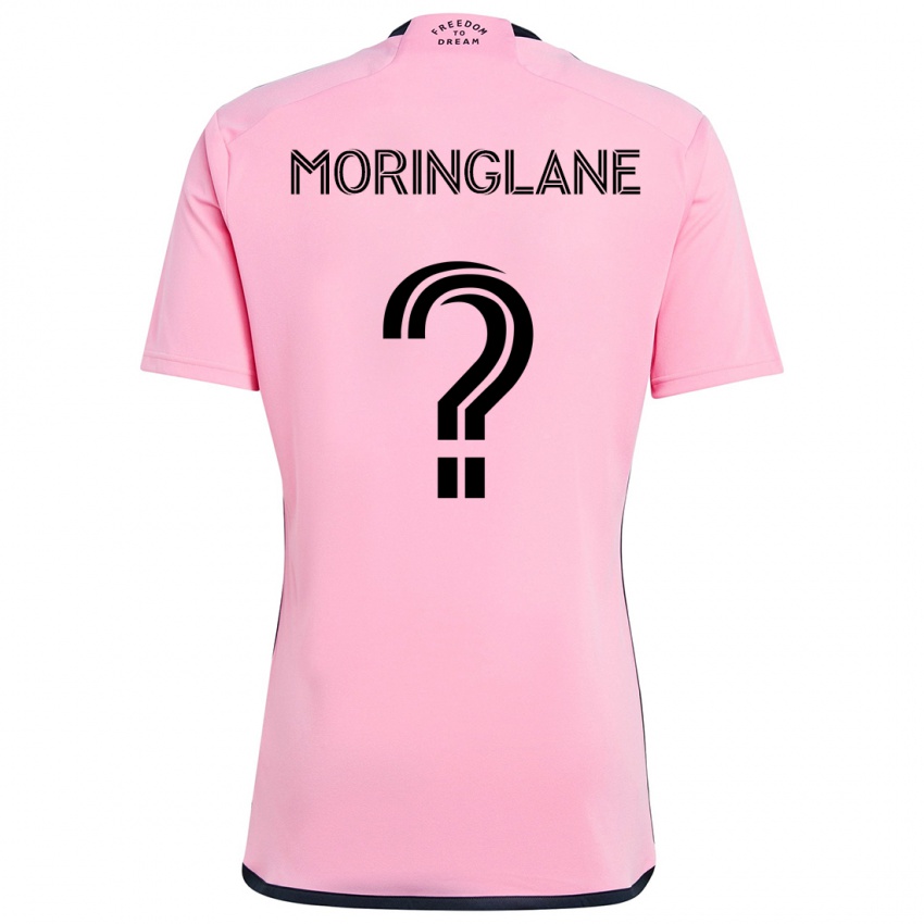 Criança Camisola Luis Moringlane #0 Cor-De-Rosa Principal 2024/25 Camisa