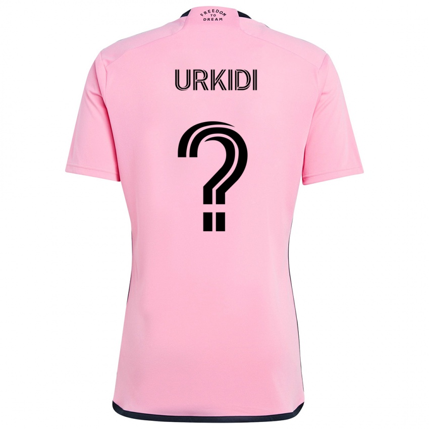 Criança Camisola Ian Urkidi #0 Cor-De-Rosa Principal 2024/25 Camisa