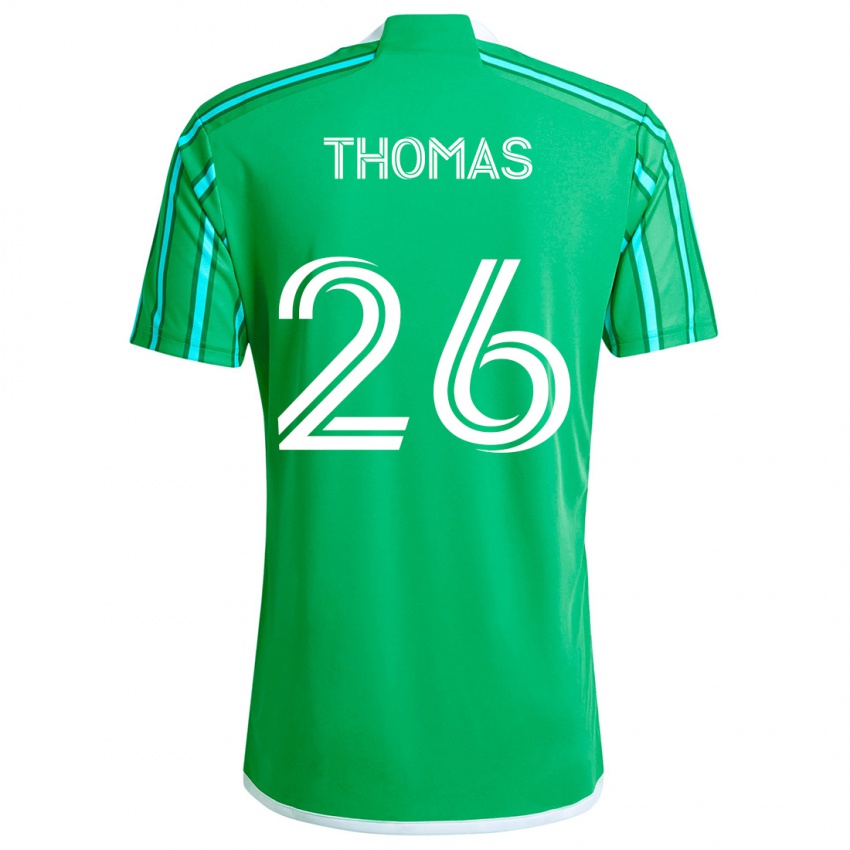 Criança Camisola Andrew Thomas #26 Verde Branco Principal 2024/25 Camisa