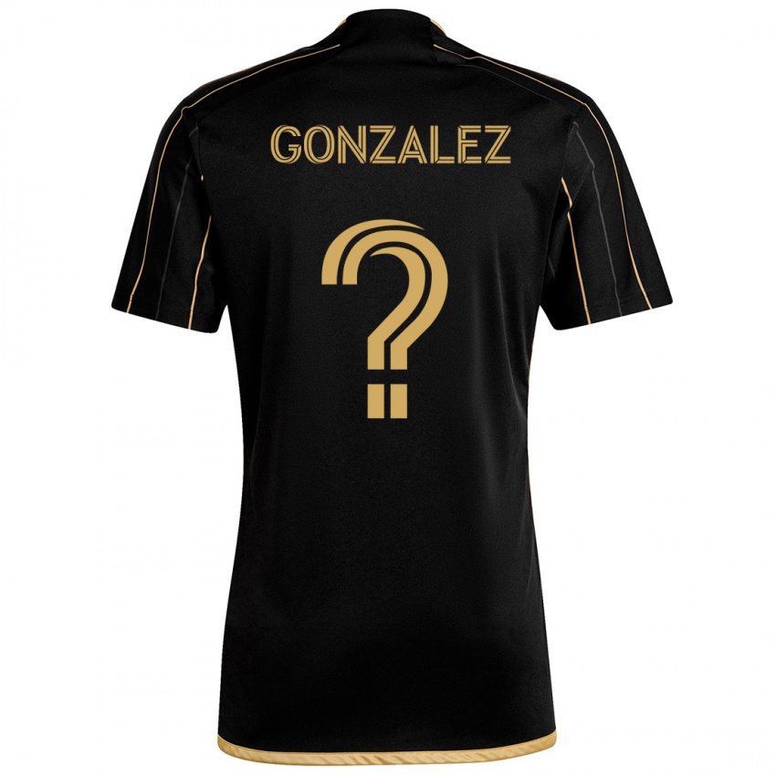 Criança Camisola Mario González #0 Ouro Preto Principal 2024/25 Camisa