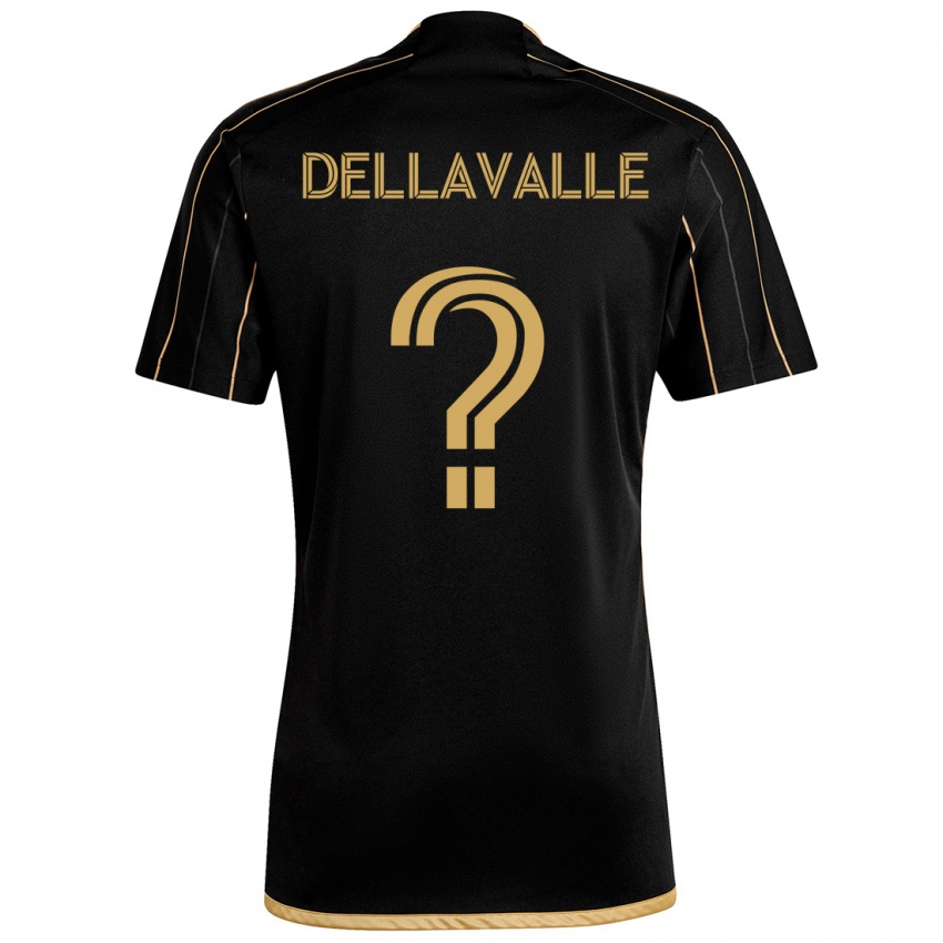 Criança Camisola Lorenzo Dellavalle #0 Ouro Preto Principal 2024/25 Camisa