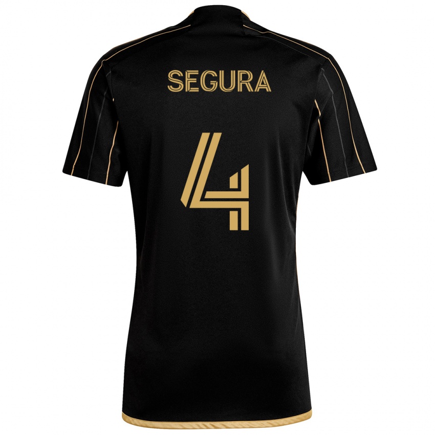 Criança Camisola Eddie Segura #4 Ouro Preto Principal 2024/25 Camisa