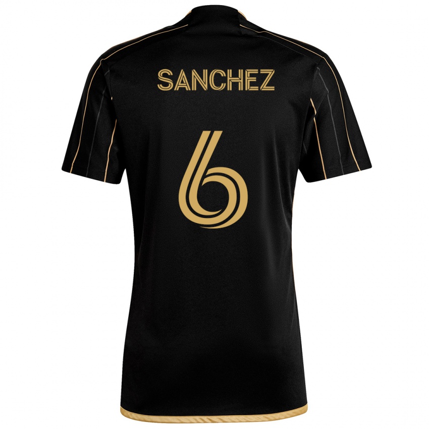 Criança Camisola Ilie Sánchez #6 Ouro Preto Principal 2024/25 Camisa