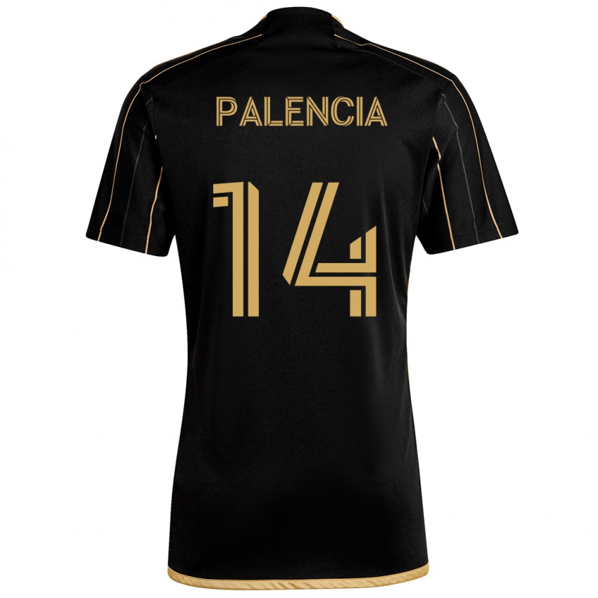 Criança Camisola Sergi Palencia #14 Ouro Preto Principal 2024/25 Camisa