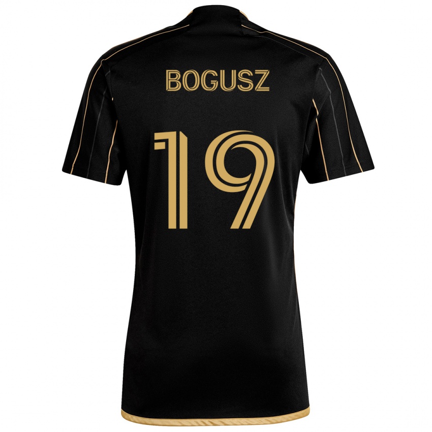 Criança Camisola Mateusz Bogusz #19 Ouro Preto Principal 2024/25 Camisa