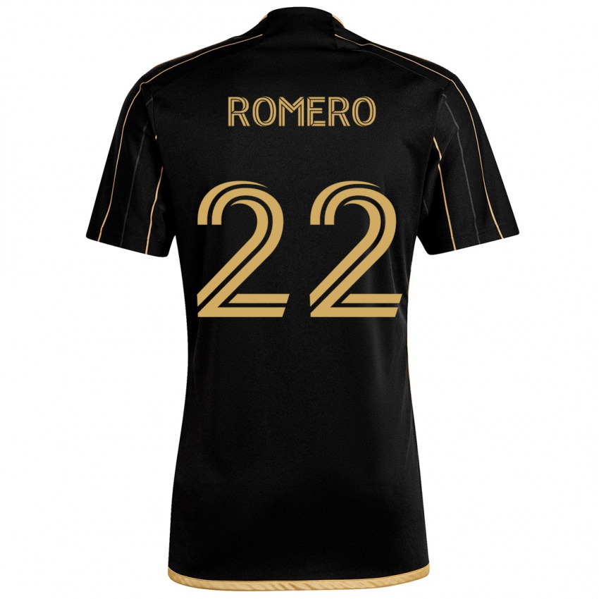 Criança Camisola Abraham Romero #22 Ouro Preto Principal 2024/25 Camisa