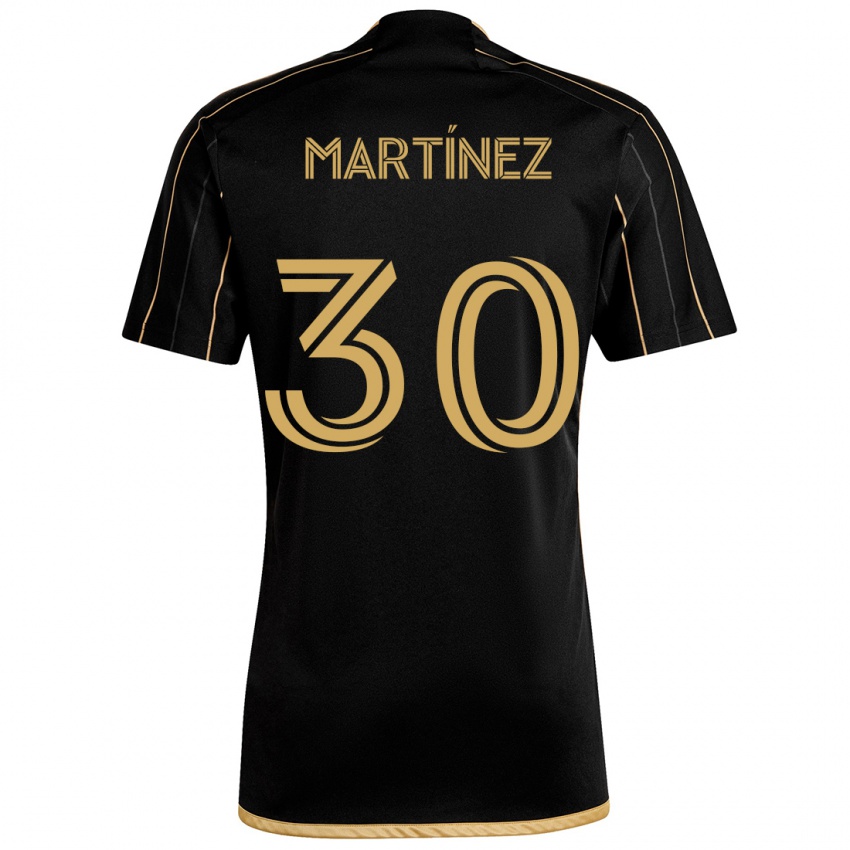 Criança Camisola David Martínez #30 Ouro Preto Principal 2024/25 Camisa