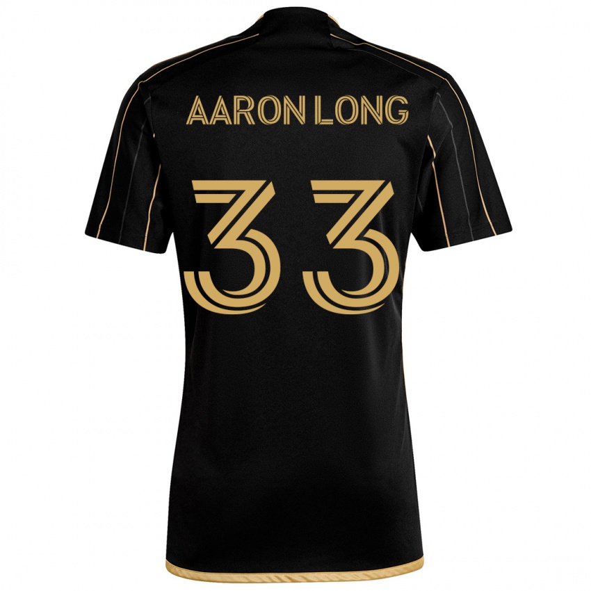 Criança Camisola Aaron Long #33 Ouro Preto Principal 2024/25 Camisa