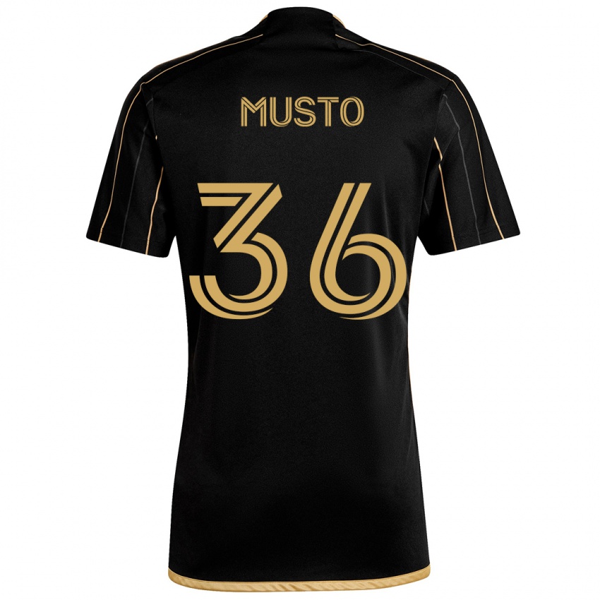 Criança Camisola Tommy Musto #36 Ouro Preto Principal 2024/25 Camisa