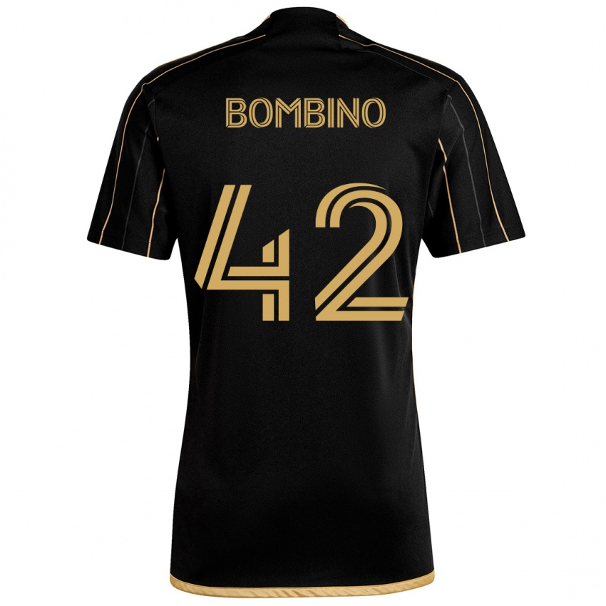 Criança Camisola Luca Bombino #42 Ouro Preto Principal 2024/25 Camisa