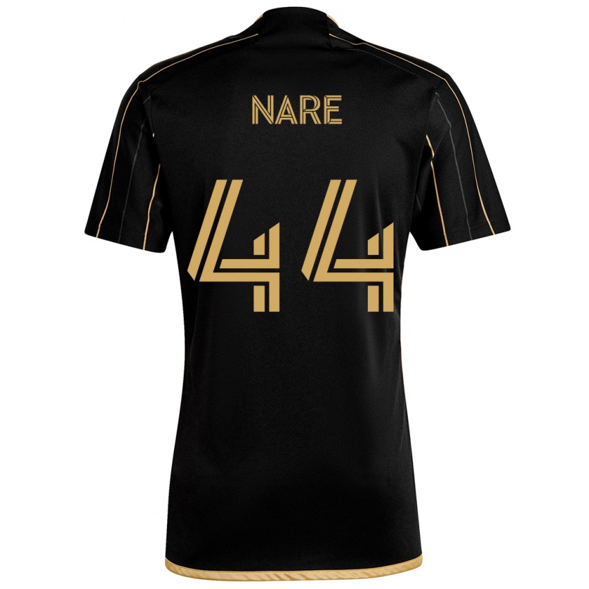 Criança Camisola Thabo Nare #44 Ouro Preto Principal 2024/25 Camisa