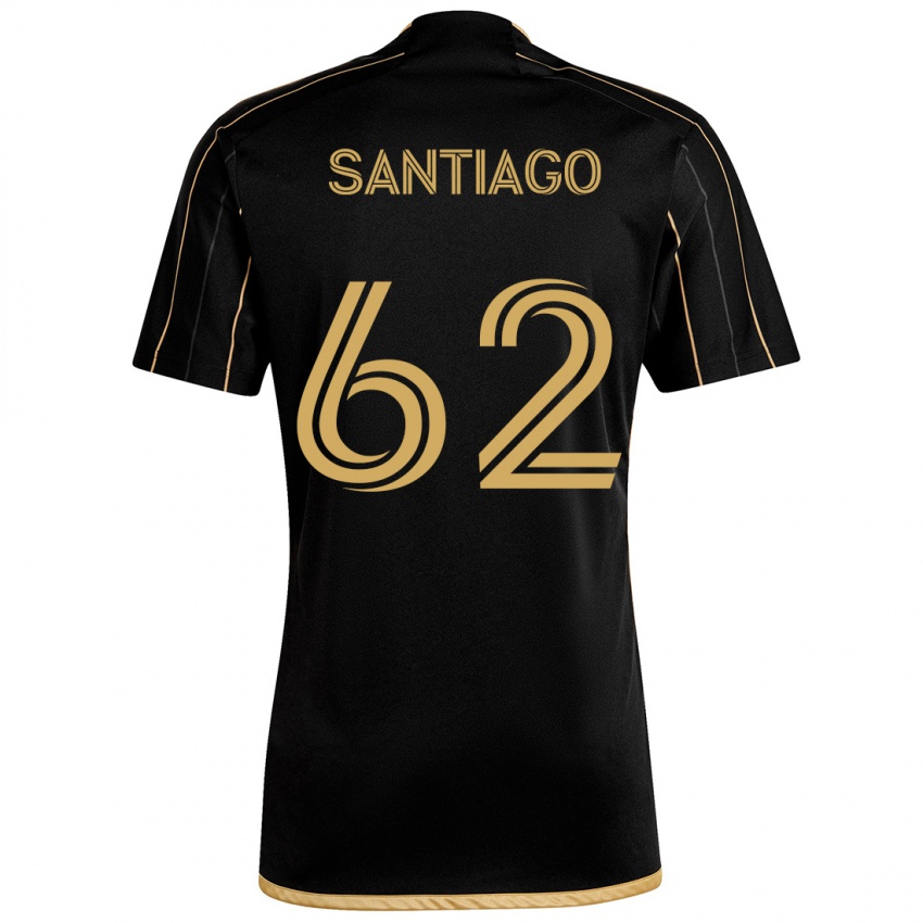 Criança Camisola Joshua Santiago #62 Ouro Preto Principal 2024/25 Camisa