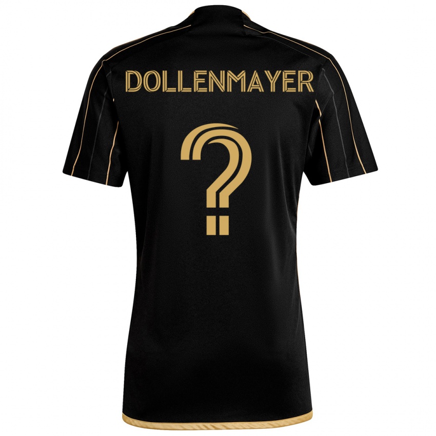 Criança Camisola Noah Dollenmayer #0 Ouro Preto Principal 2024/25 Camisa