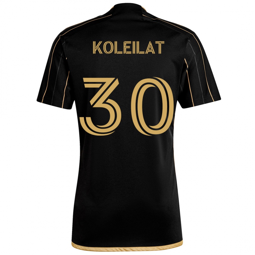 Criança Camisola Jassem Koleilat #30 Ouro Preto Principal 2024/25 Camisa