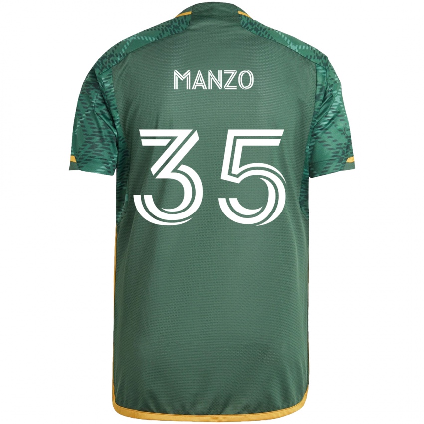 Criança Camisola Alexis Manzo #35 Green Orange Principal 2024/25 Camisa