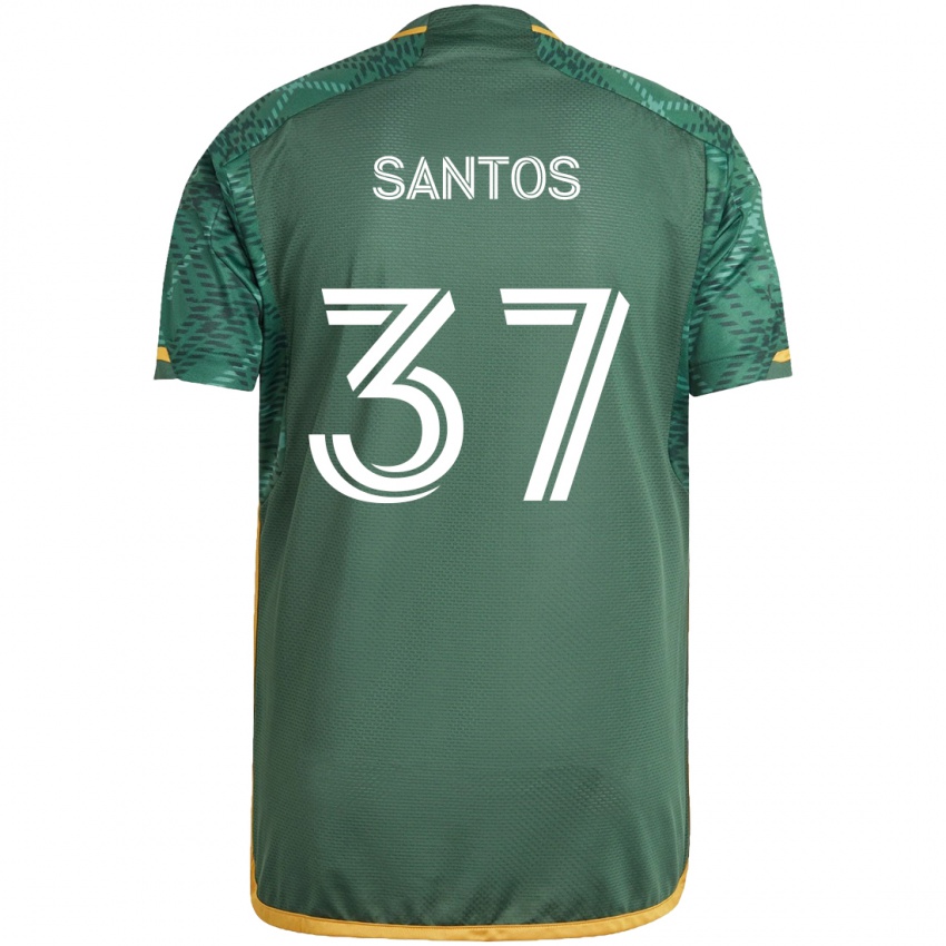 Criança Camisola Noah Santos #37 Green Orange Principal 2024/25 Camisa