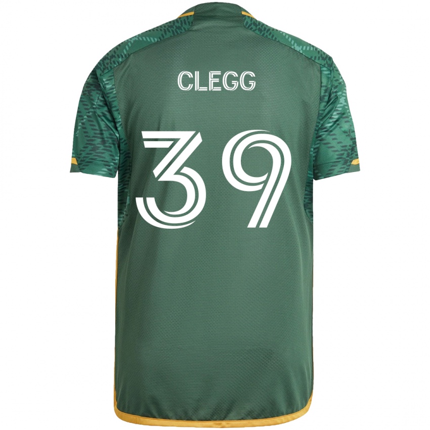 Criança Camisola Tyler Clegg #39 Green Orange Principal 2024/25 Camisa