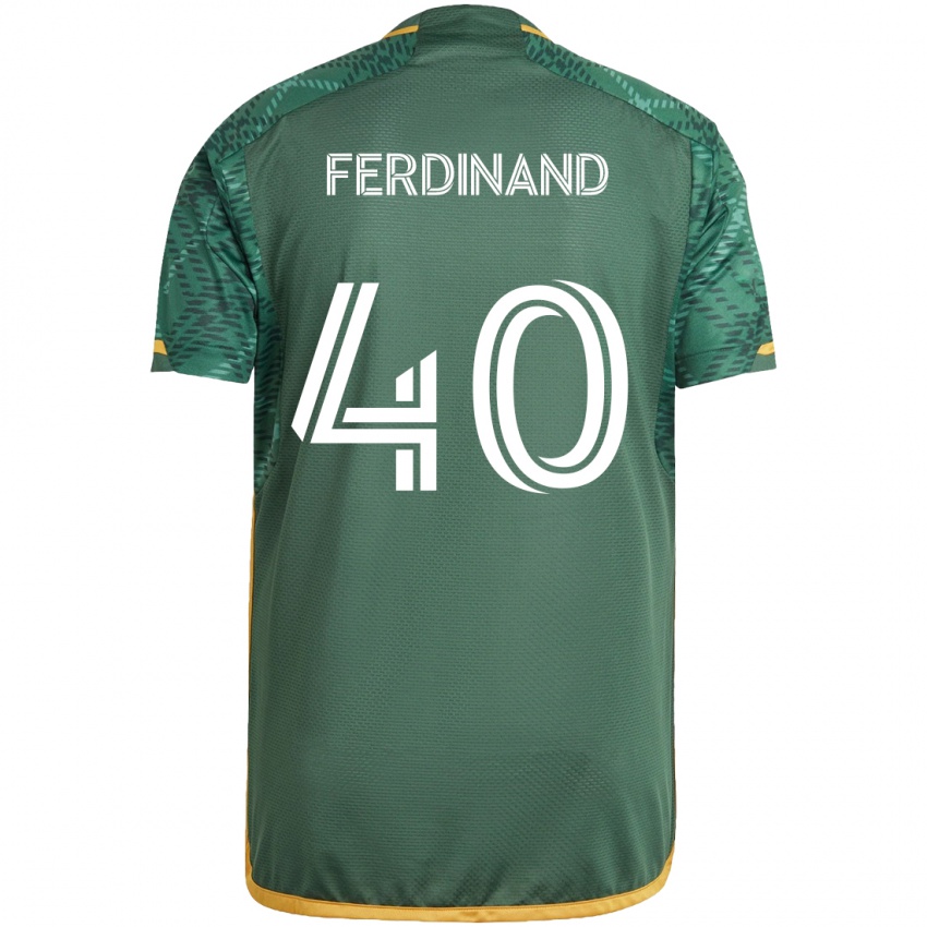 Criança Camisola Keesean Ferdinand #40 Green Orange Principal 2024/25 Camisa