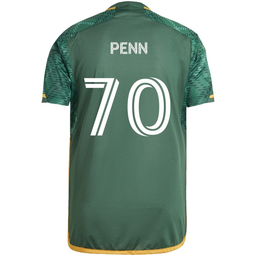 Criança Camisola Josh Penn #70 Green Orange Principal 2024/25 Camisa