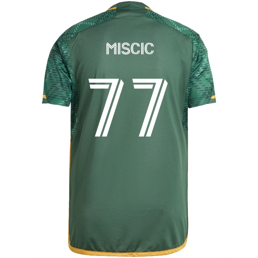 Criança Camisola Selmir Miscic #77 Green Orange Principal 2024/25 Camisa