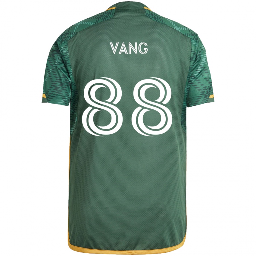 Criança Camisola Michael Vang #88 Green Orange Principal 2024/25 Camisa