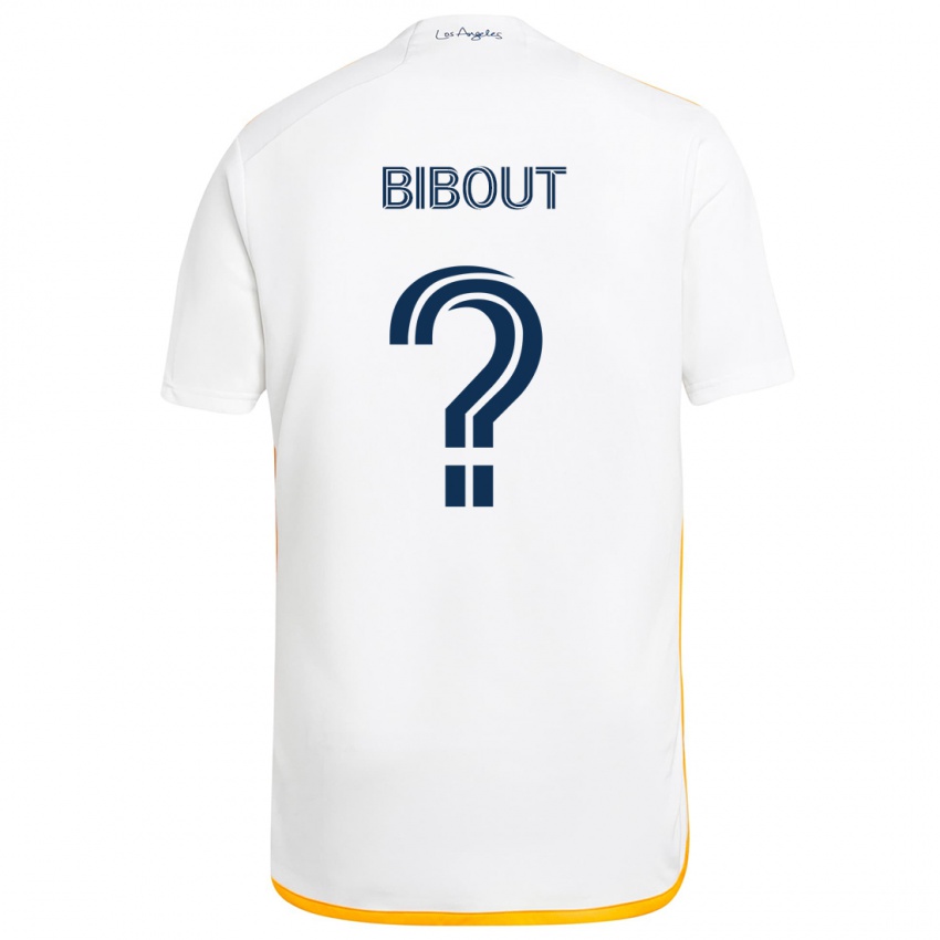 Criança Camisola Aaron Bibout #0 Branco Amarelo Principal 2024/25 Camisa