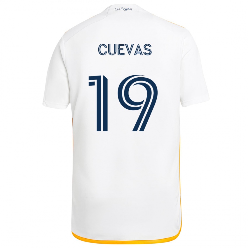 Criança Camisola Mauricio Cuevas #19 Branco Amarelo Principal 2024/25 Camisa