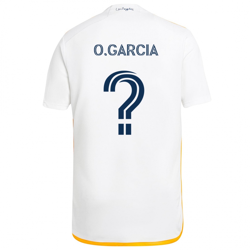 Criança Camisola Omar Garcia #0 Branco Amarelo Principal 2024/25 Camisa