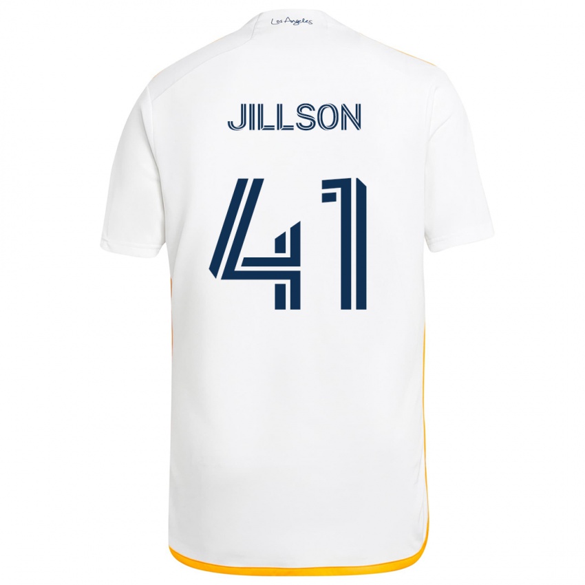 Criança Camisola Simon Jillson #41 Branco Amarelo Principal 2024/25 Camisa