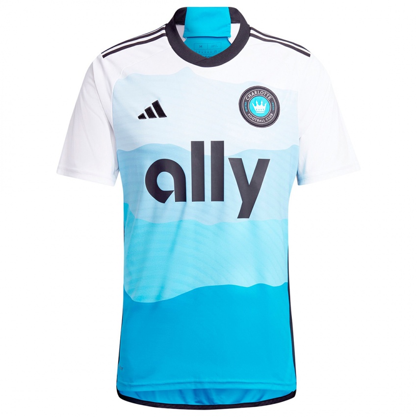 Criança Camisola Isaac Walker #0 Branco Azulado Principal 2024/25 Camisa